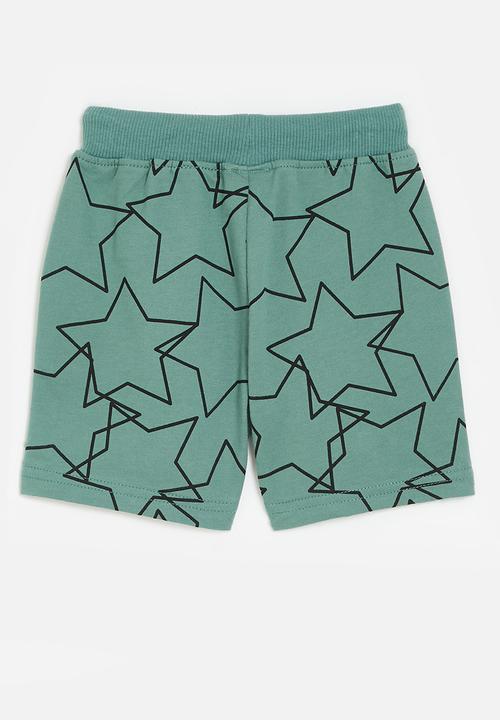 Pop Candy - Printed shorts - olive green