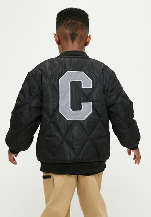 Pop Candy - Quilted bomber jacket - black