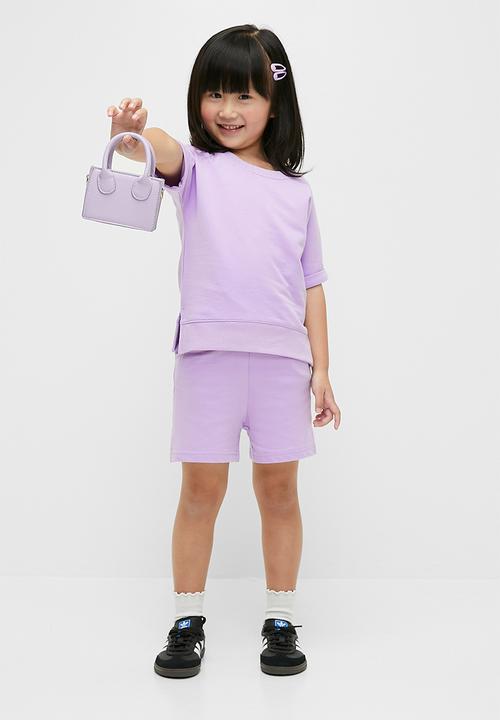 Pop Candy - Tee & short set - purple