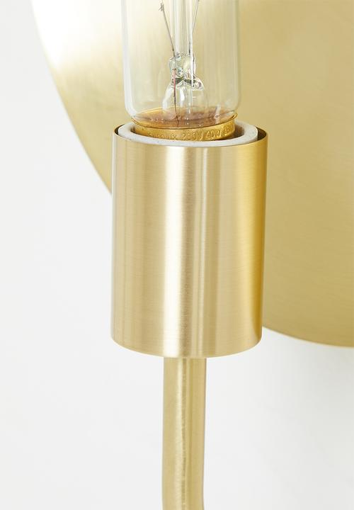 Sixth Floor - Nile wall light - Gold