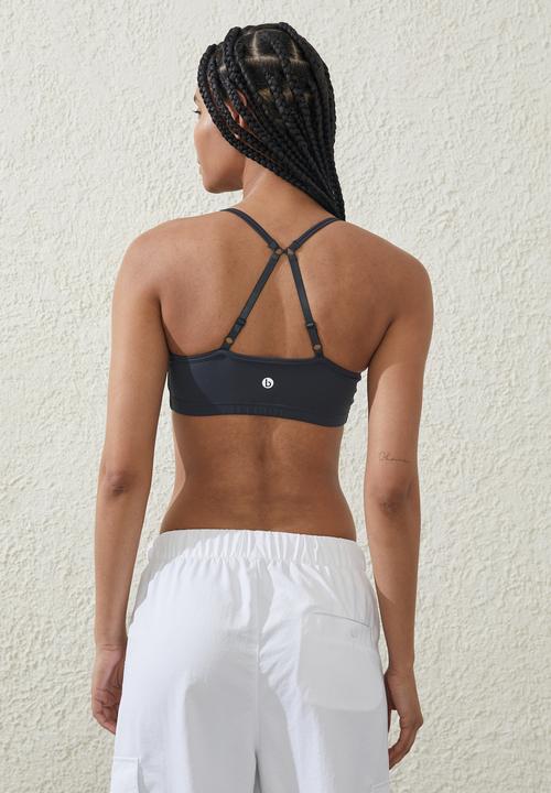 Cotton On - Workout Yoga Crop - Element Blue