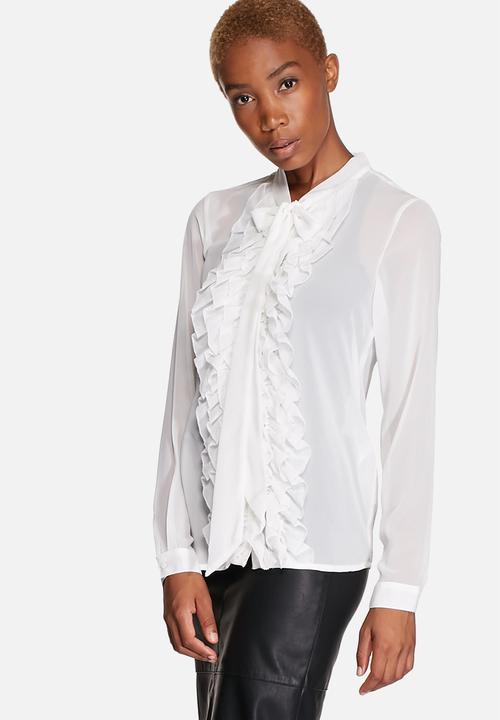 ONLY - Frilla Bow Shirt