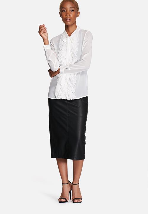 ONLY - Frilla Bow Shirt