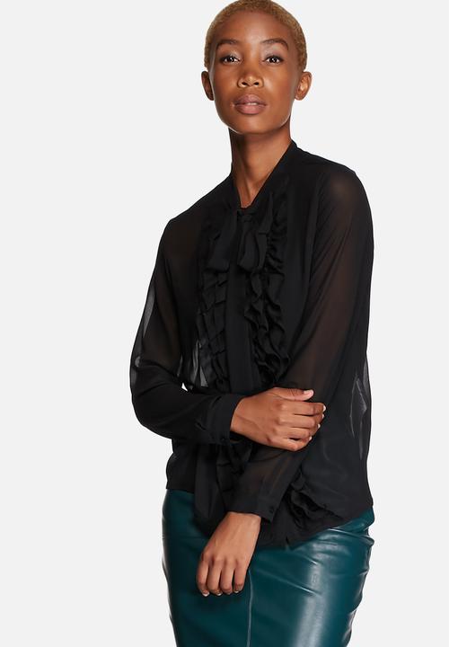 ONLY - Frilla Bow Shirt