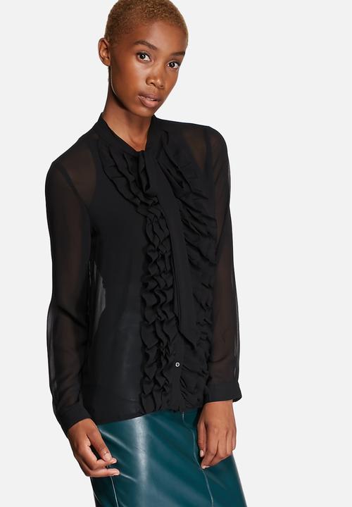 ONLY - Frilla Bow Shirt
