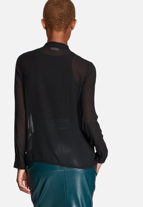 ONLY - Frilla Bow Shirt