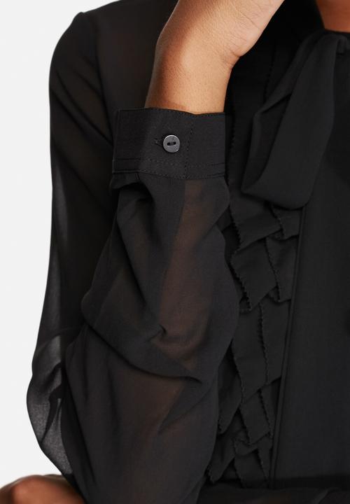 ONLY - Frilla Bow Shirt