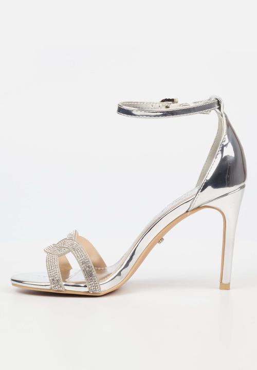 Miss Black - Jazz 17 stiletto - silver