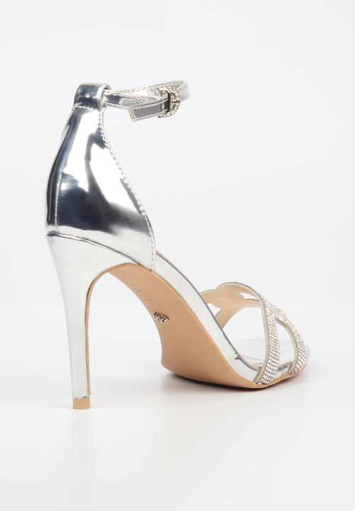 Miss Black - Jazz 17 stiletto - silver