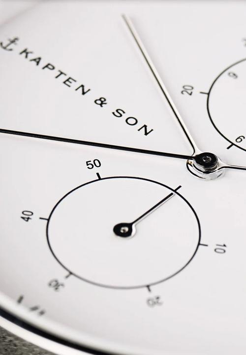 Kapten & Son - Chrono - silver bicolor steel