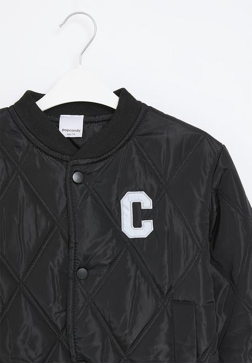 Pop Candy - Quilted bomber jacket - black