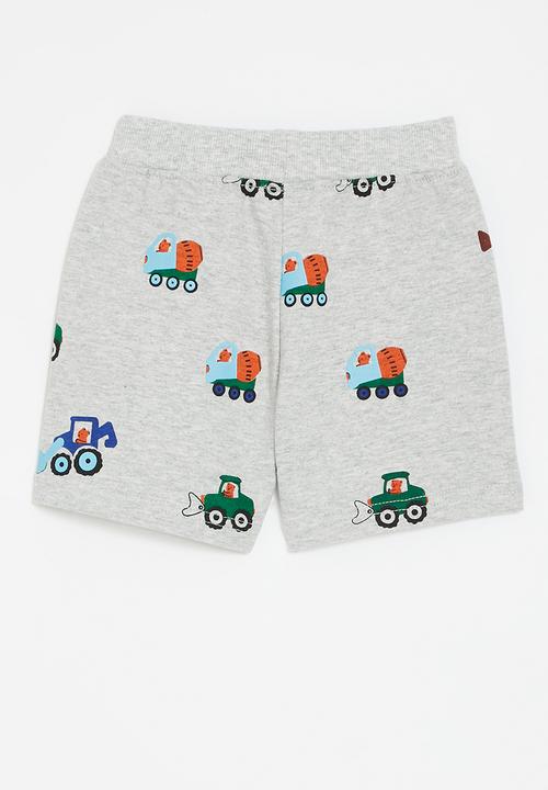 Pop Candy - Printed shorts - grey