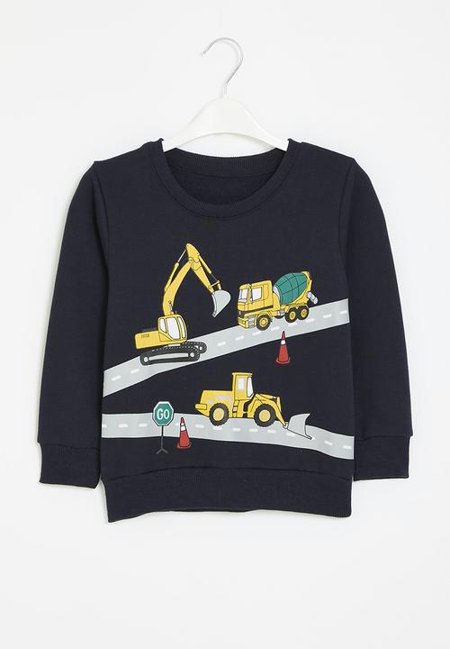 Pop Candy - Printed sweat top - blue