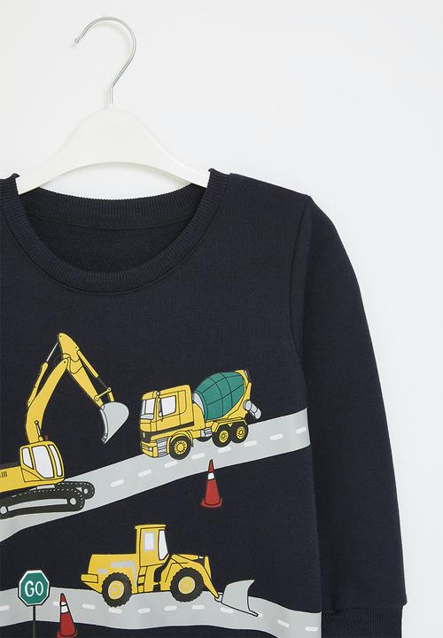 Pop Candy - Printed sweat top - blue