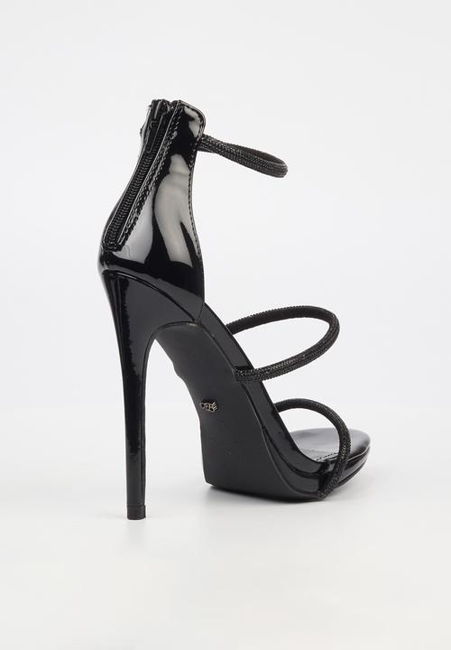 Miss Black - Bou 6 strappy stiletto - black