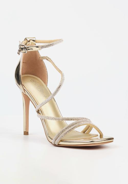 Miss Black - Snazz 4 stiletto - gold