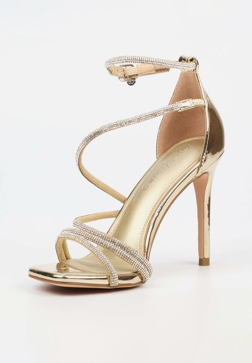 Miss Black - Snazz 4 stiletto - gold