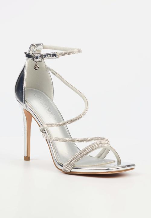 Miss Black - Snazz 4 stiletto - silver