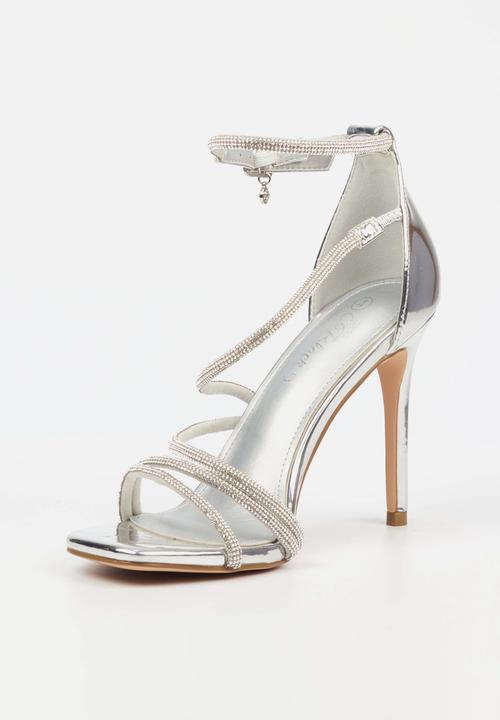 Miss Black - Snazz 4 stiletto - silver