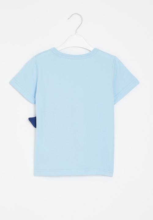 Pop Candy - Shark print tee - blue