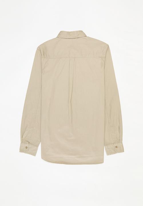 JEEP - Long sleeve workshirt - khaki