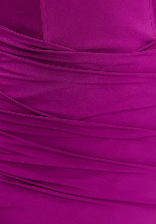 Trendyol - Knitted dress fitting - plum