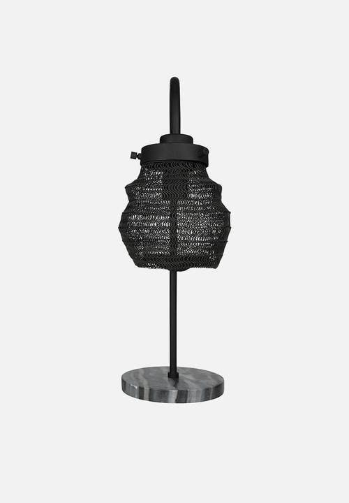 Hertex Haus - Rookery Bedside Lamp Starling - Black