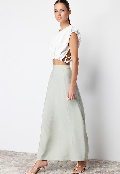 Trendyol - Maxi length skirt - mint