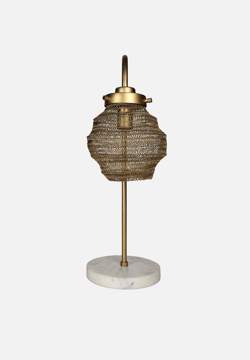 Hertex Haus - Rookery Bedside Lamp Finch - Golden
