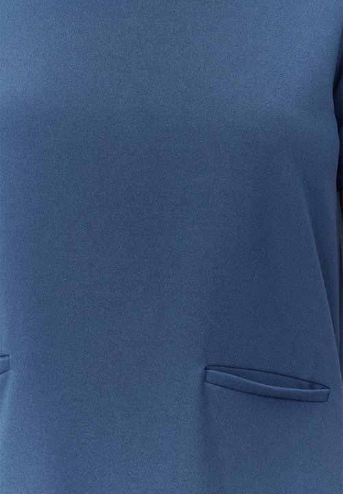 Trendyol - Mini Crepe Dress - Indigo
