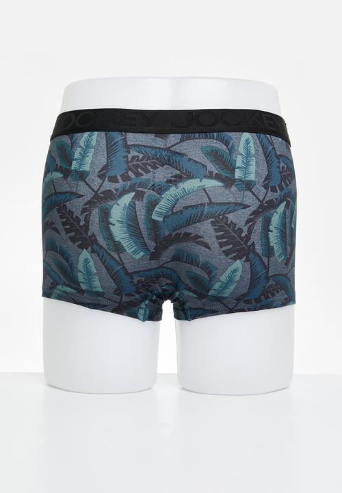 Jockey - Bot regular leg trunks - dark foliage/sage leaf