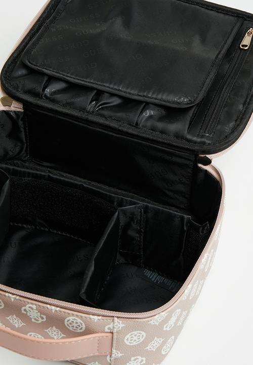 GUESS - Wilder cosmetic organizer case - rosewood