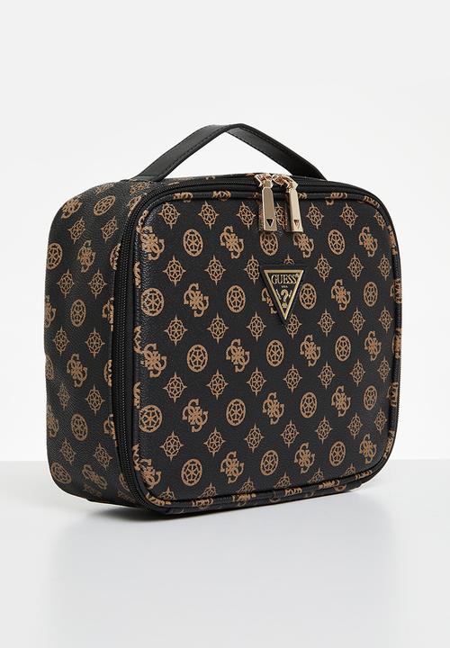 GUESS - Wilder cosmetic organizer case - brown