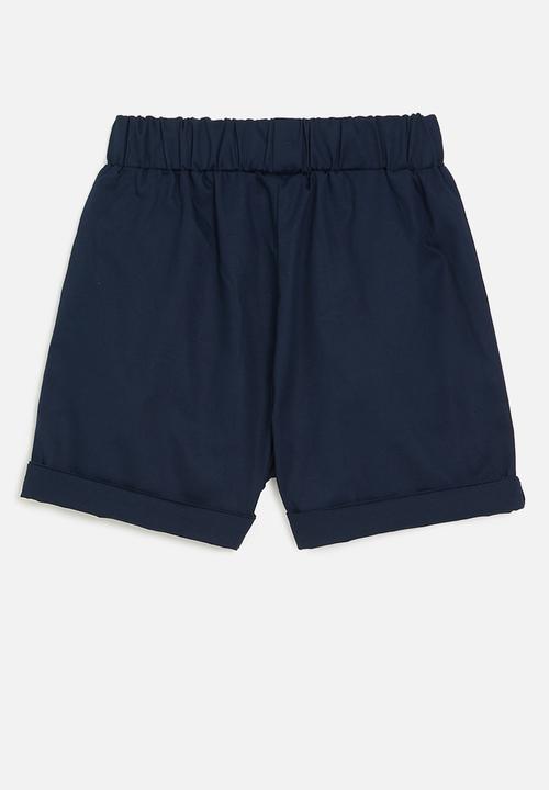 Pop Candy - Turn up shorts - navy