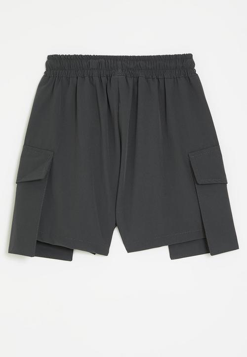 Pop Candy - cargo shorts - navy grey 