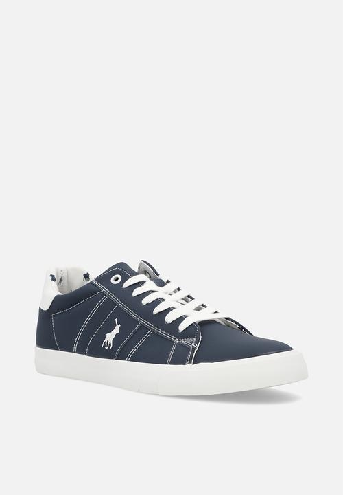 POLO - Basic side flash sneaker - blue