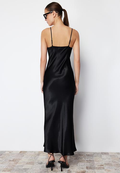 Trendyol - Maxi woven dress - black