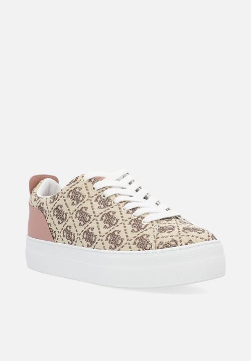 GUESS - Giaa6 logo sneaker - brown