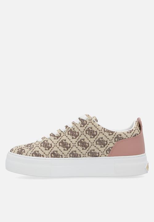 GUESS - Giaa6 logo sneaker - brown