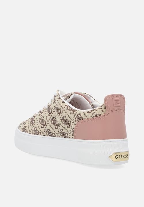 GUESS - Giaa6 logo sneaker - brown