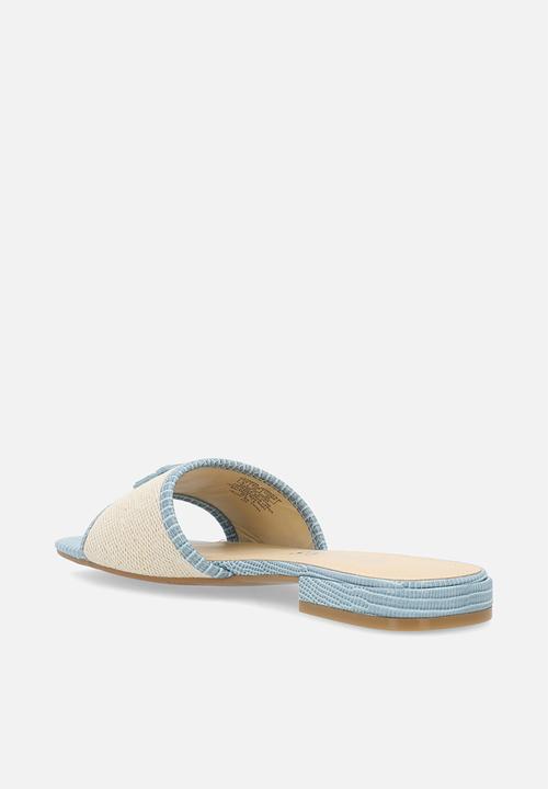 GUESS - Tampa logo sandal - blue & neutral