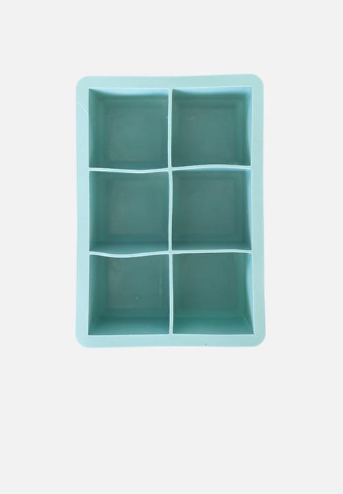 Luigi Bormioli - Home Classix Silicone 6 Square Ice Cube Tray - blue