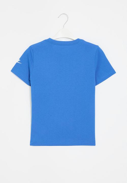 Nike - Nkb retro sportswear short sleeve tee - light photo blue