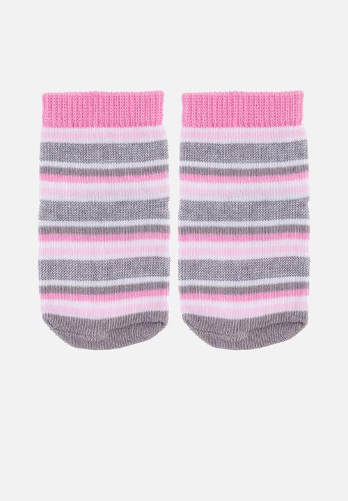Stephen Joseph - Baby socks- 3 pack cat (hanging) - multi