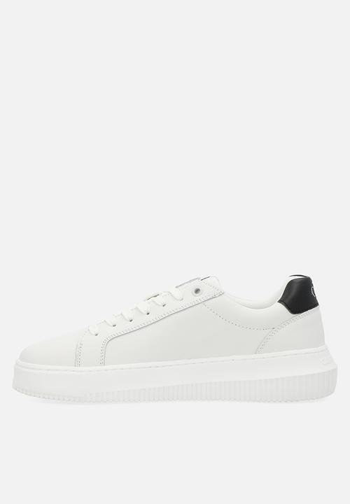 Calvin Klein - Chunky cupsole laceup mon lth wn - white