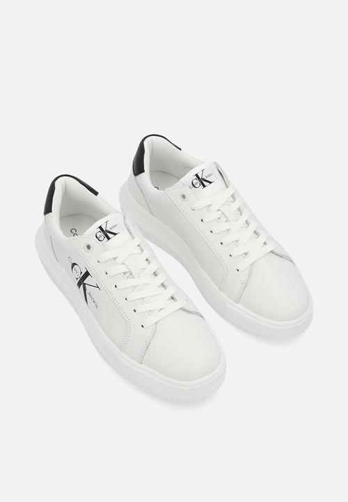 Calvin Klein - Chunky cupsole laceup mon lth wn - white