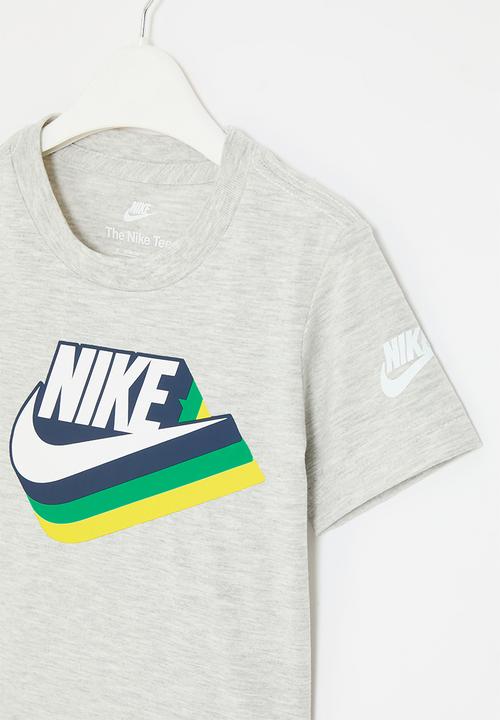 Nike - Nkb gradient futura short sleeve tee - grey heather
