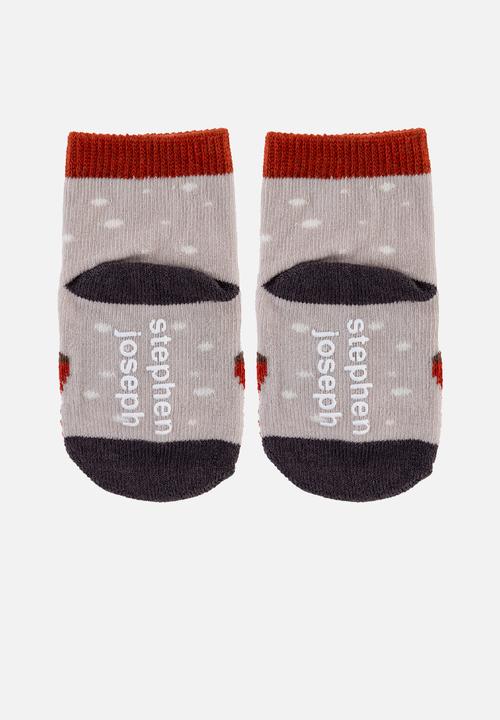 Stephen Joseph - Baby socks- 3 pack bear (hanging) - multi