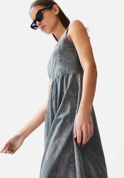 Trendyol - Knitted maxi dress - anthracite