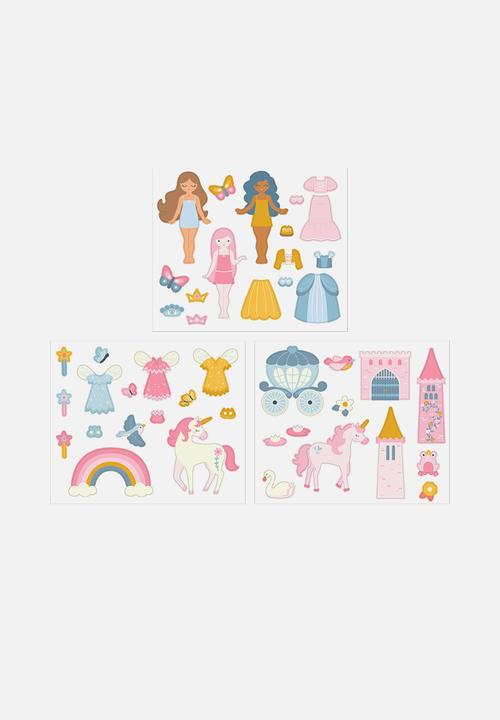 Stephen Joseph - Magnetic play set princess  - multi